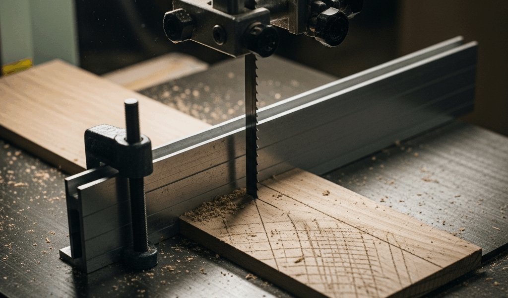 Band Saw Blade Drift and How to Correct It Fast