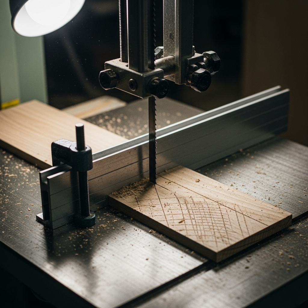 Band Saw Blade Drift and How to Correct It Fast