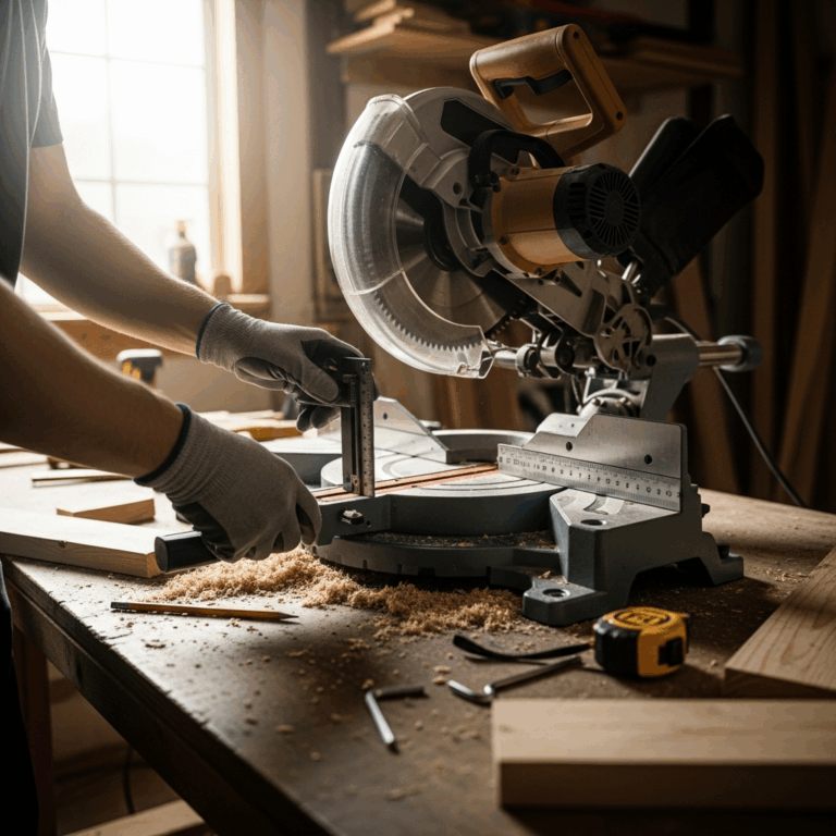 Professional photograph related to: Miter Saw Setup and Calibration — Get Perfect Cuts Every Time. H